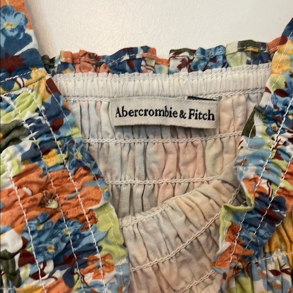 Floral Smocked Dress with Puff Sleeves - Picture 5 of 7